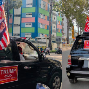 Vietnamese people watching US election to forget local election system